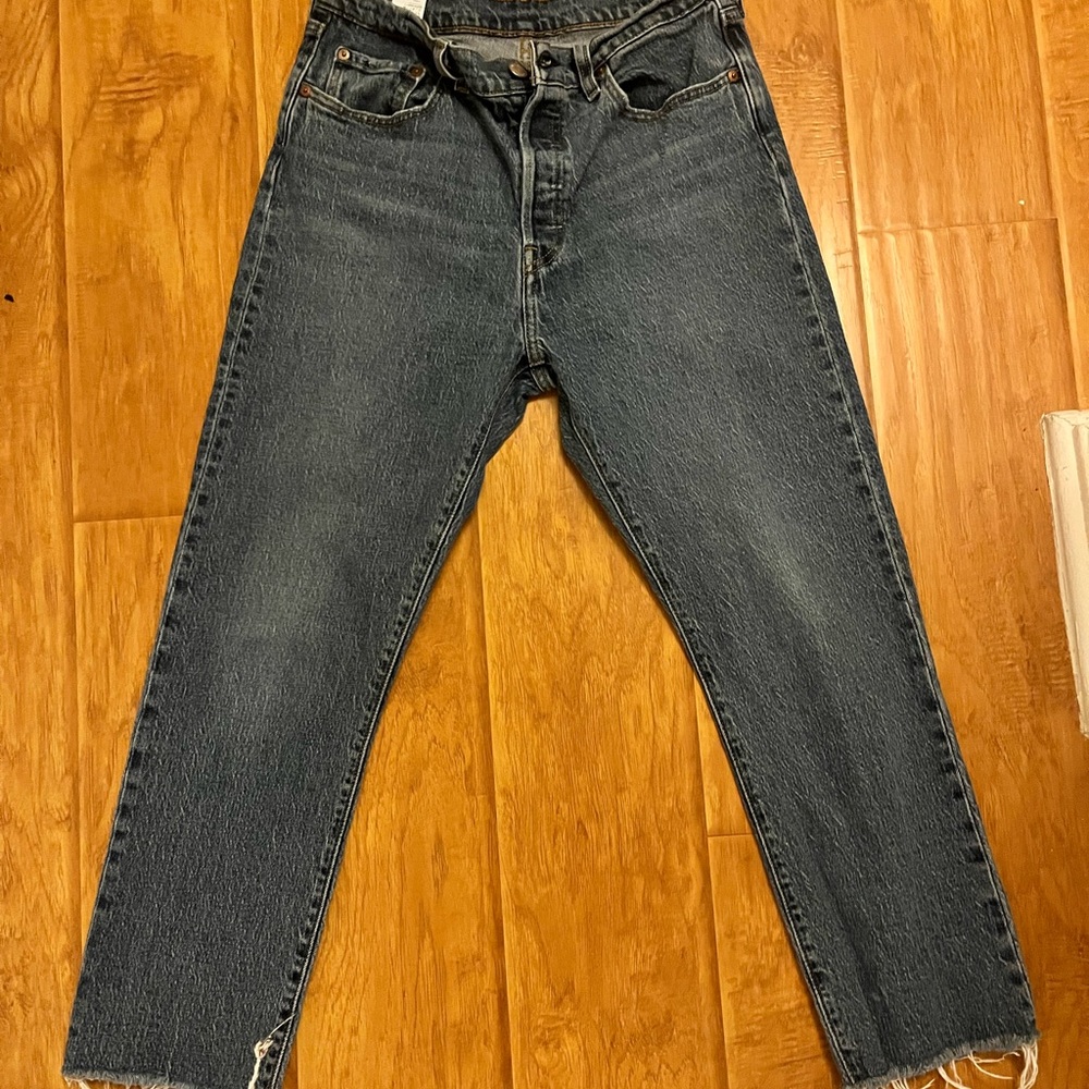Classic Levi’s 501 crop Jeans